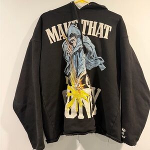 Black Graphic Hoodie